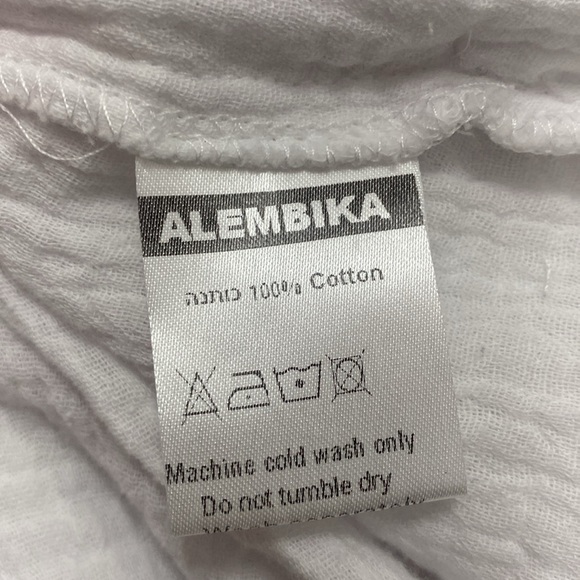 NWT Alembika Recreation Shirt Dress in White color - Picture 10 of 11